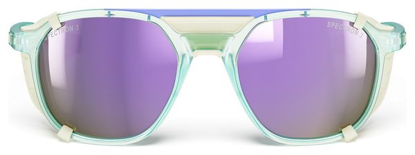 Lunettes Julbo Slack Cover - Spectron 3 - Mint Translucide Brillant/Gris Clair