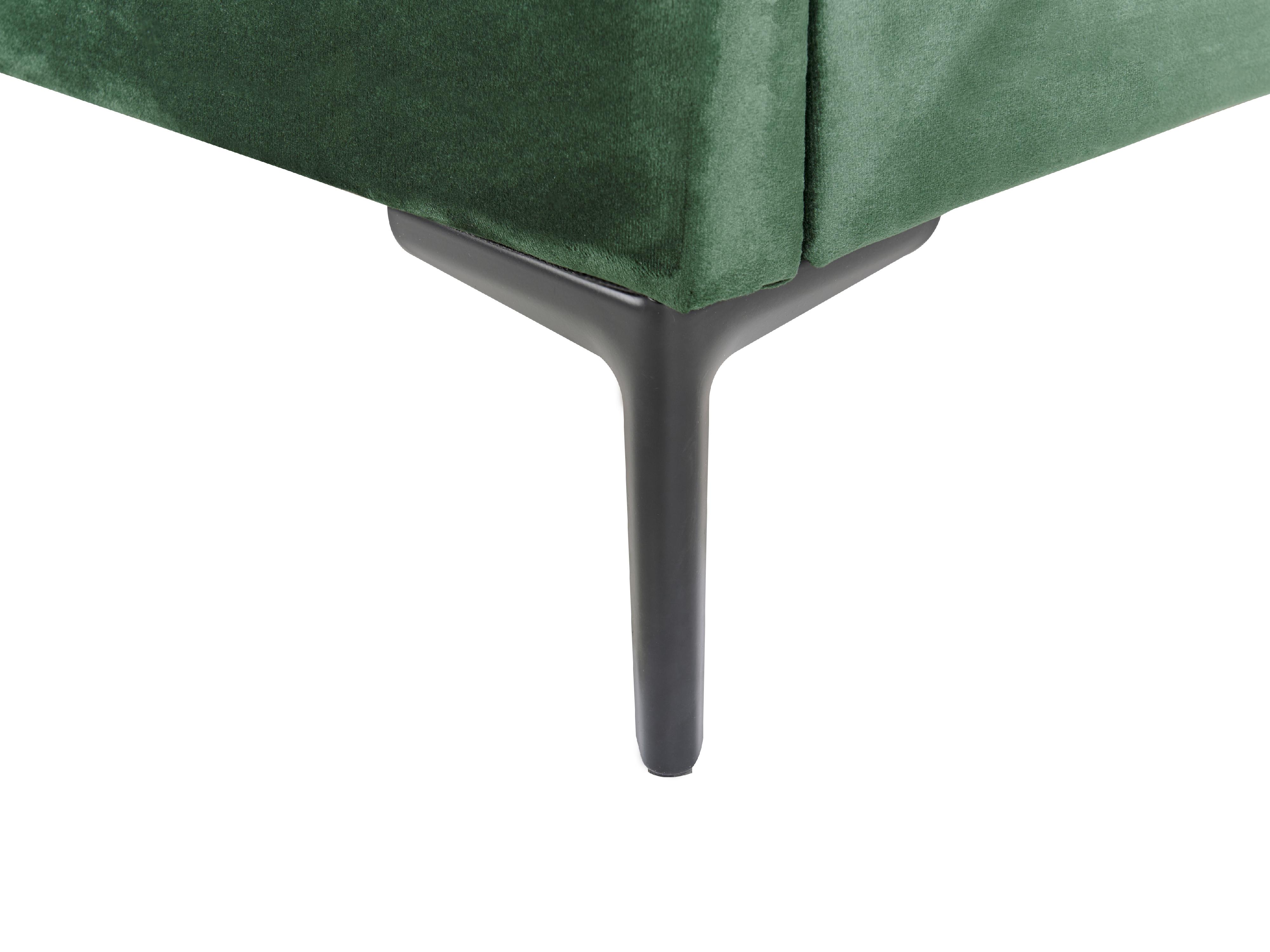 Bed met opbergruimte Fluweel SEZANNE 180 x 200 cm Donkergroen