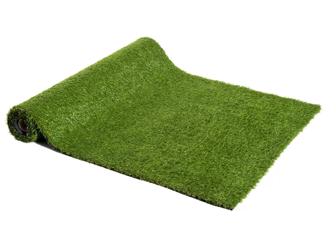 Gazon synthétique artificiel moquette extérieure intérieure 3L x 1l m herbes hautes denses 2,5 cm vert