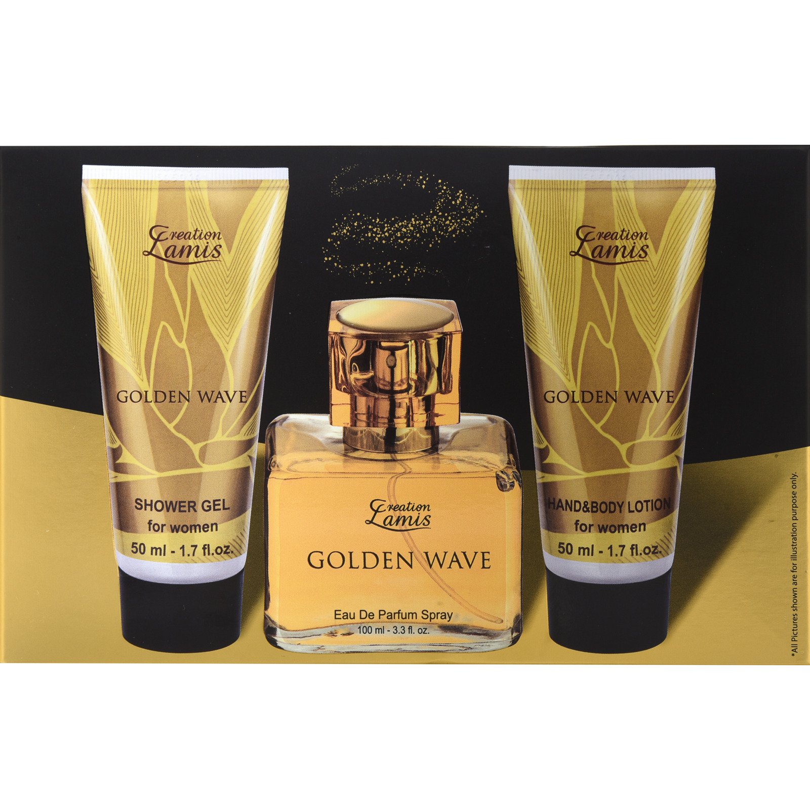 Creation Lamis Golden Wave Duftset, 3-teilig