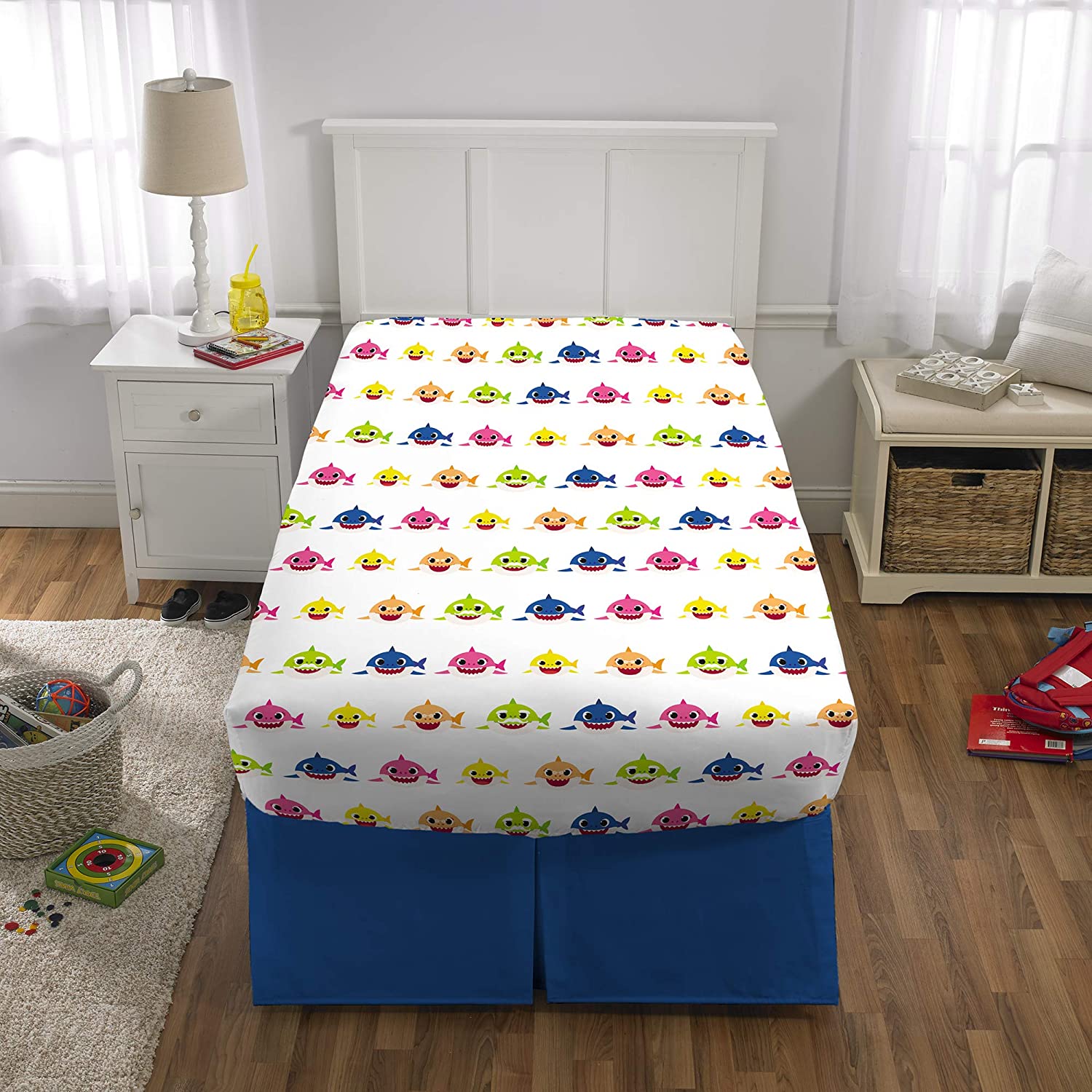 Twin Super Mario 3-Piece Bed Sheet Set.1 Flat Sheet 1 Fitted Sheet 1 Pillow Cases