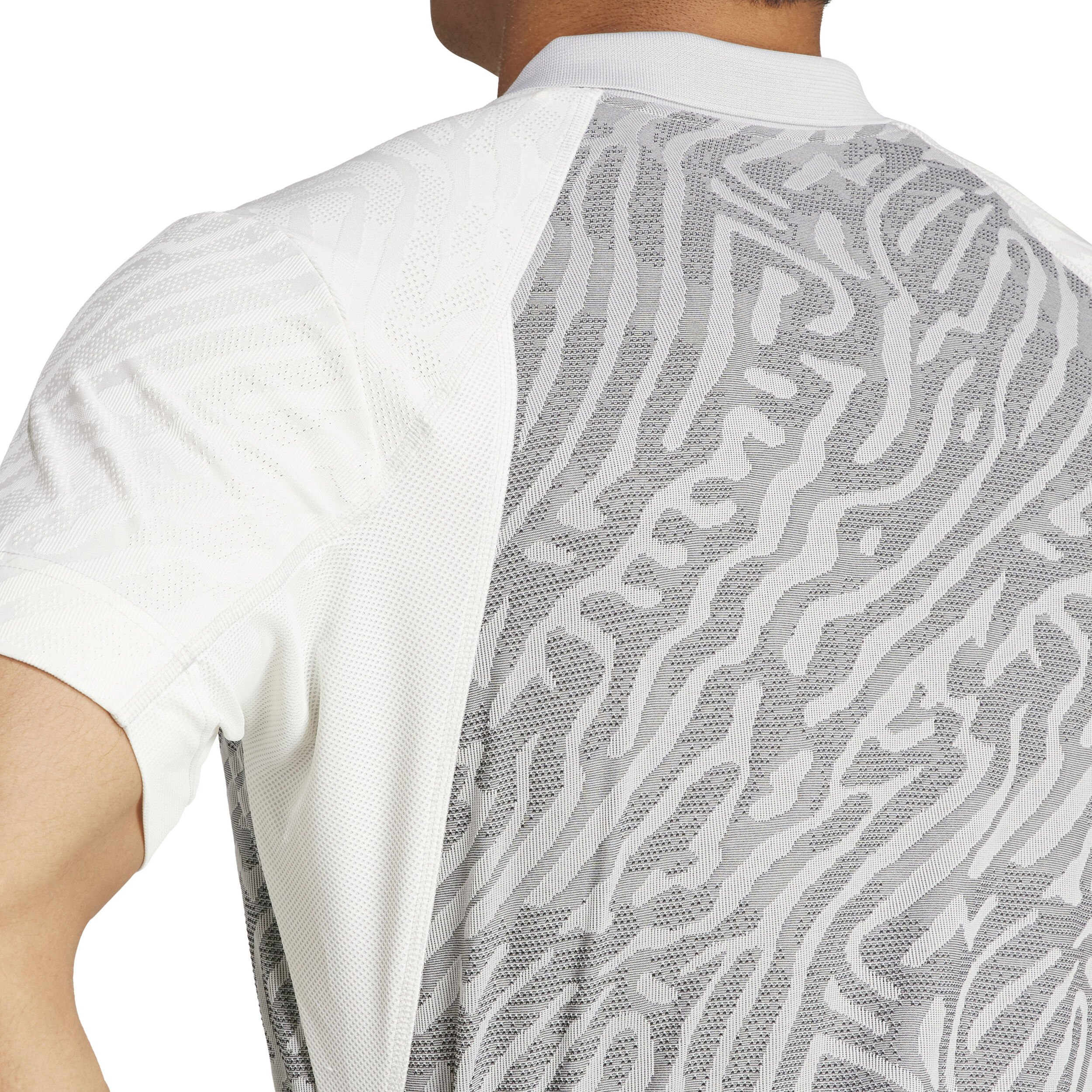 adidas Pro Polo Hommes - Gris , Gris Clair