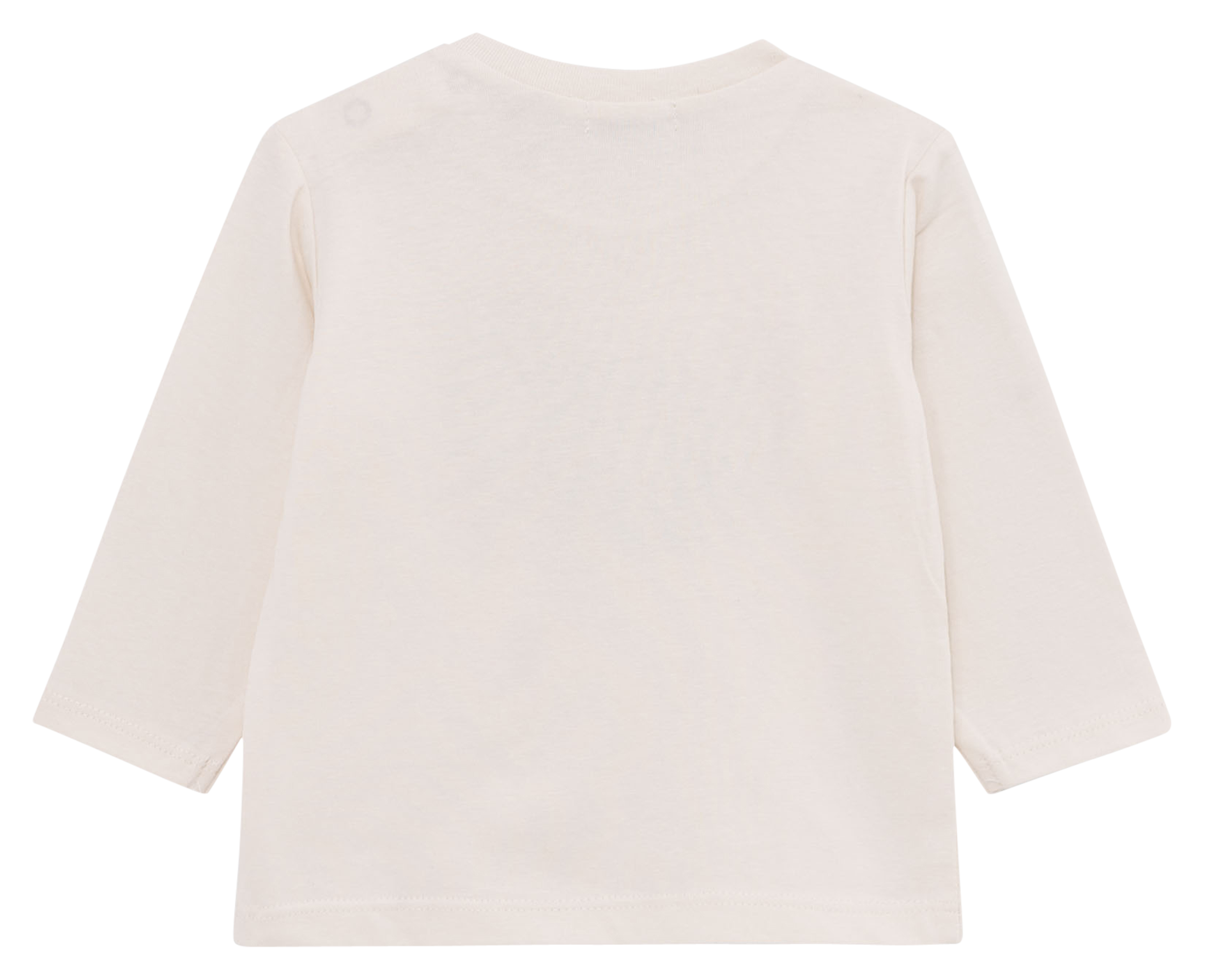 Tee-shirt manches longues imprimé en coton | Blanc