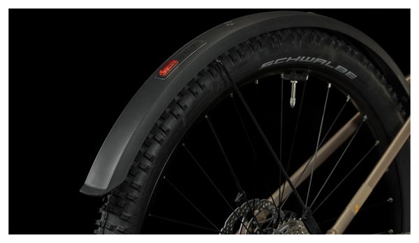 VTT Électrique Semi-Rigide Cube Reaction Hybrid Performance 500 Allroad Shimano Alivio 9V 500 Wh 27.5'' Marron Metallic