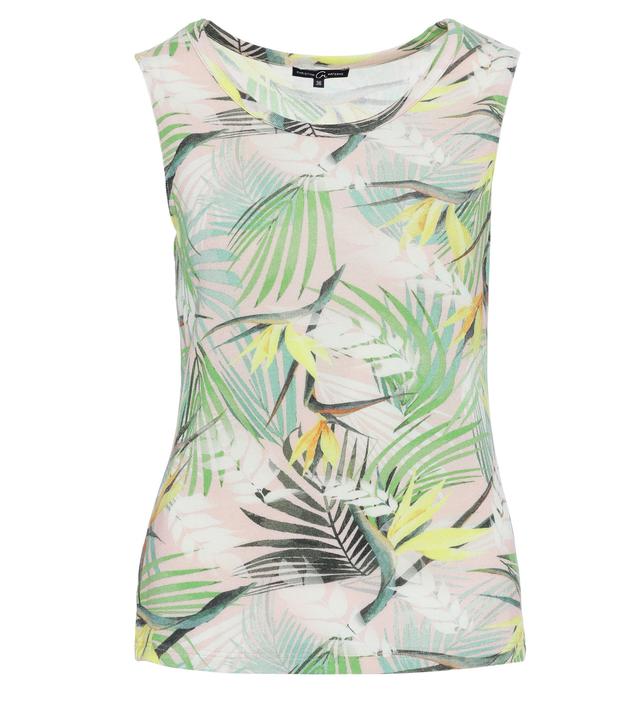 Twinset mit Fächerdruck