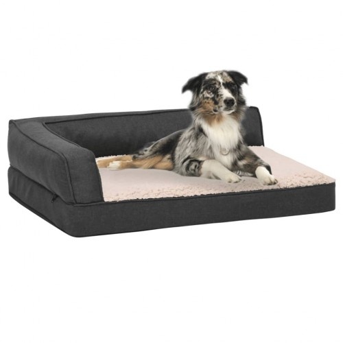 Colchão/sofá para cães Vidaxl cinza escuro