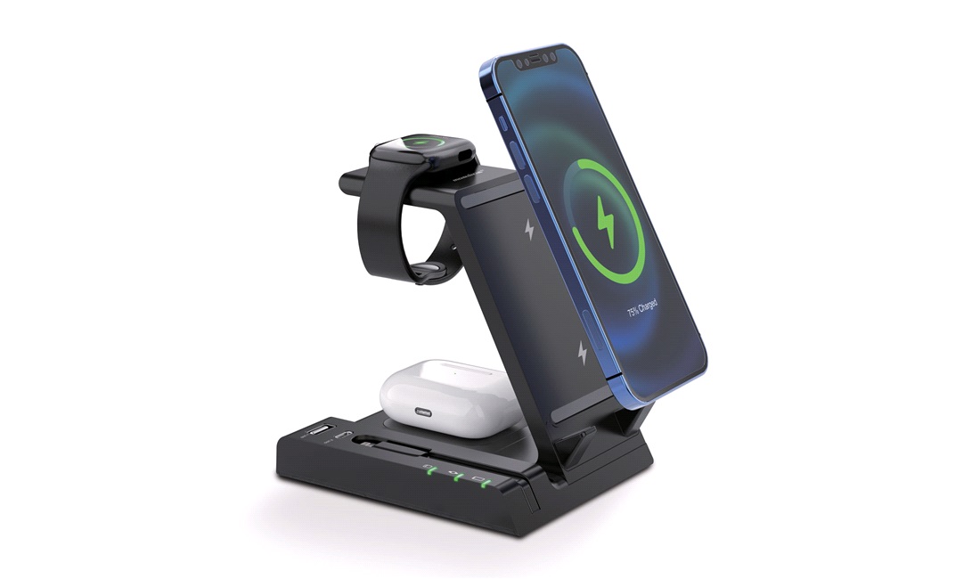 6-i-1 trådløs ladestander Mobiline