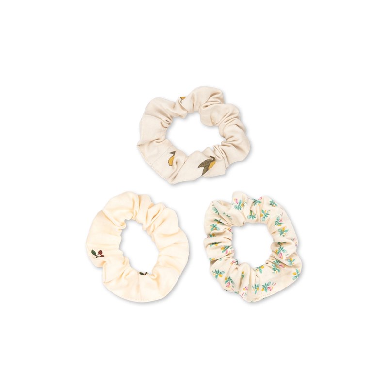 Konges Sløjd<br>Scrunchie Hårelastik 3 pak S