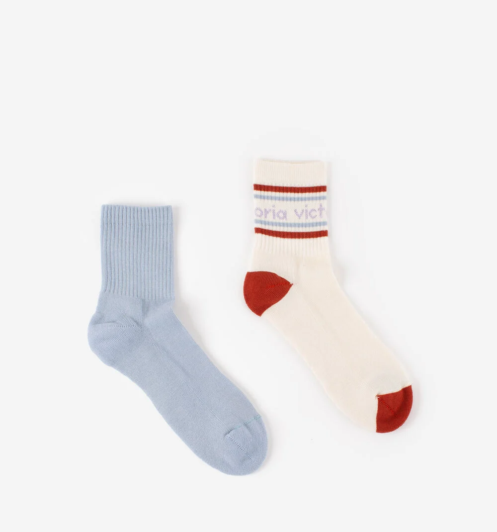 CHAUSSETTES COTON COULEURAZUL