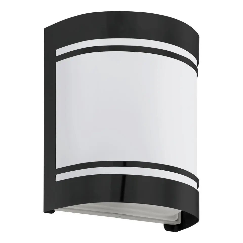 EGLO Cerno Wandlamp - E27 - Glas - Zwart/Wit