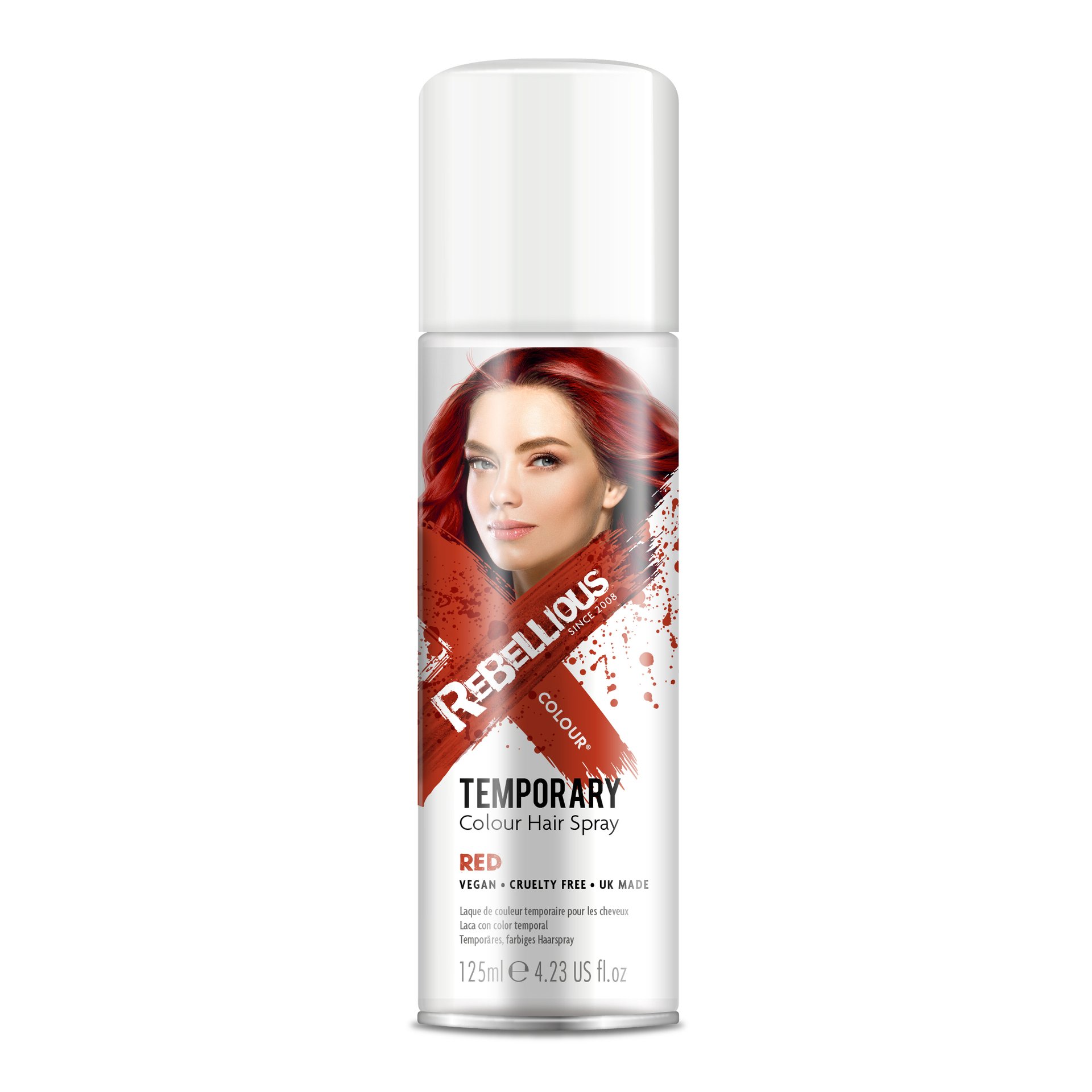 Rebellious Fargespray Rød