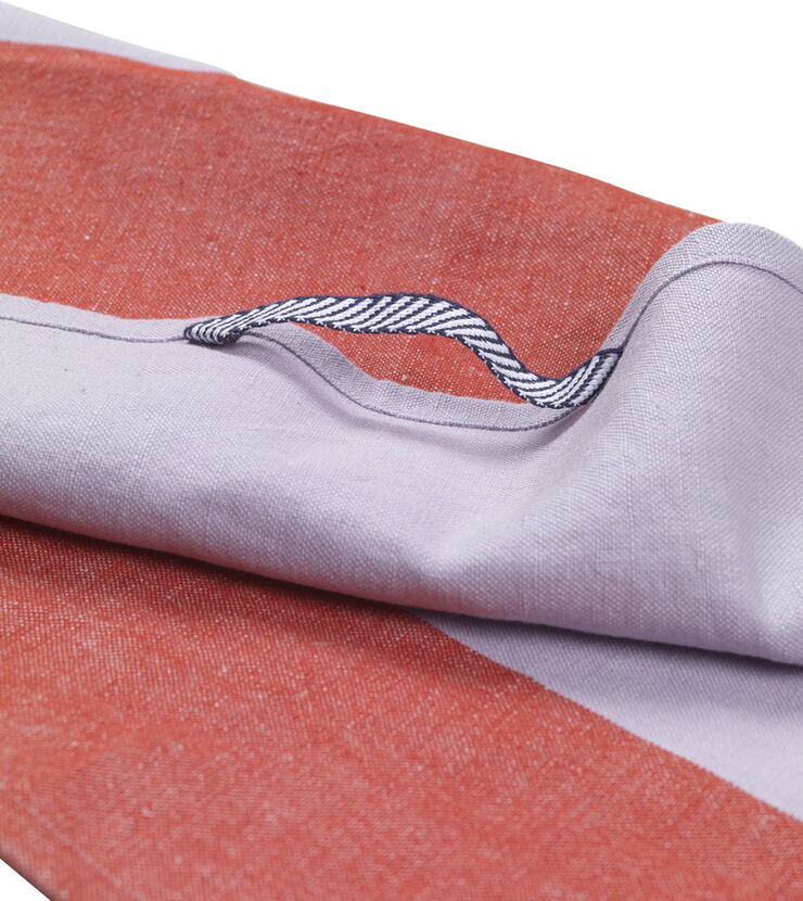 ferm LIVING Hale Tea Towel - Red/Lilac Red/lilac