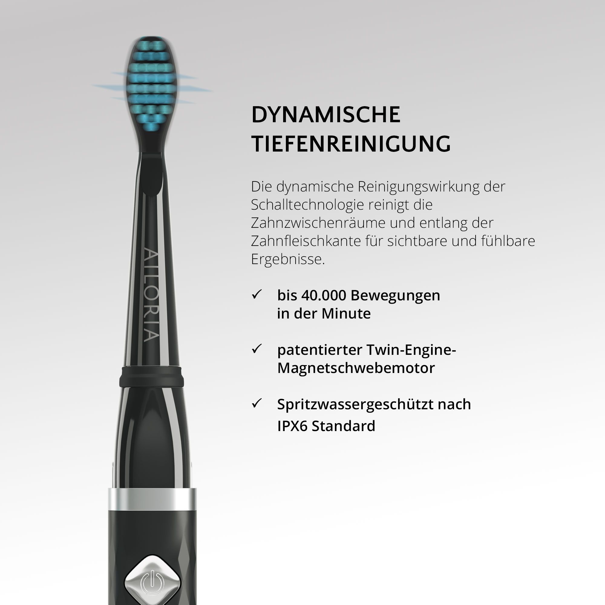 AILORIA FLASH TRAVEL USB-Schallzahnbürste