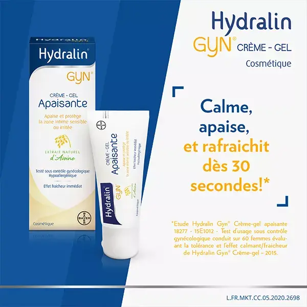 Hydralin Gyn Crème Gel Apaisante 15g