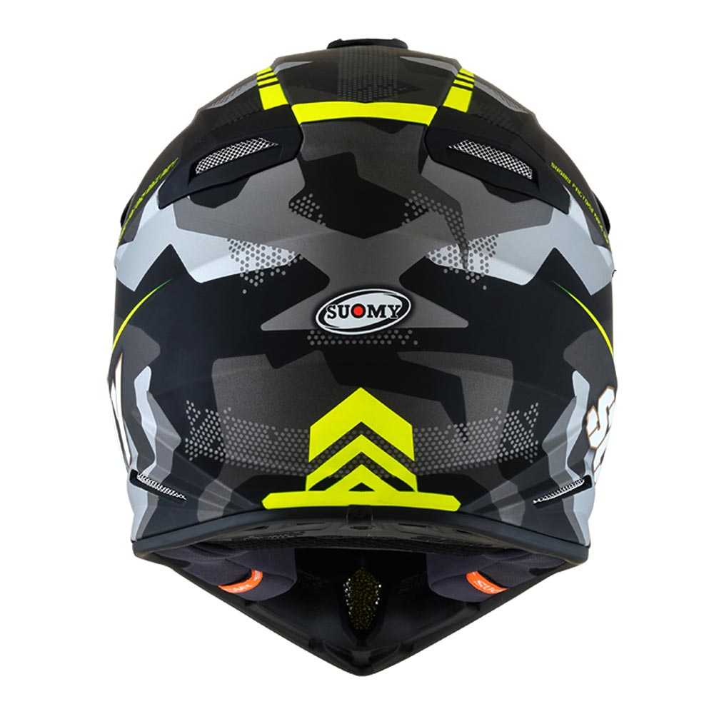 Suomy - Casque X-Wing Jetfighter Noir / Gris / Jaune / Mat