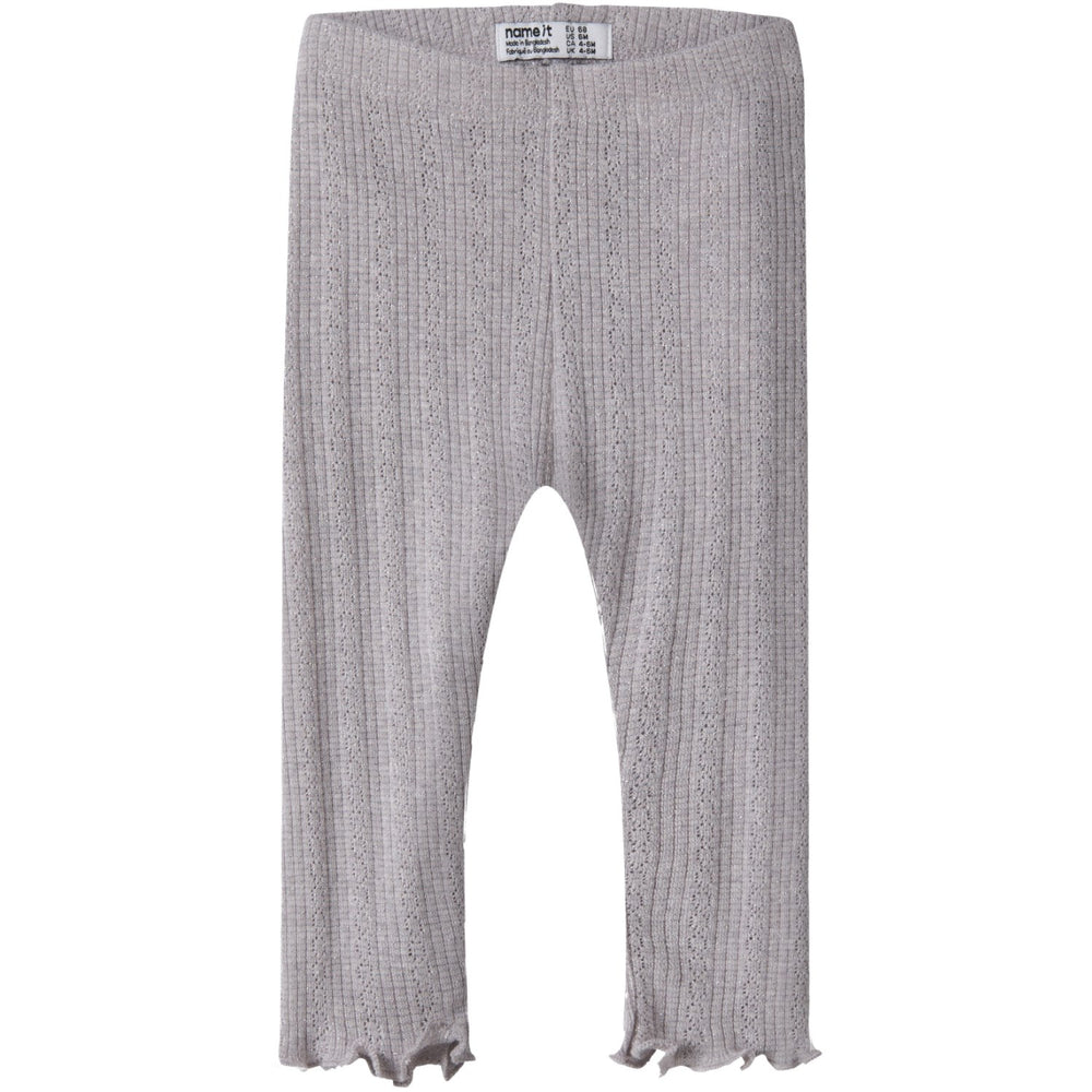 Køb Name It Lilac Marble Melange Nbfblitta Leggings