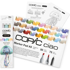 Marqueur ciao 'LAYER & MIX Starter Set', Pastell