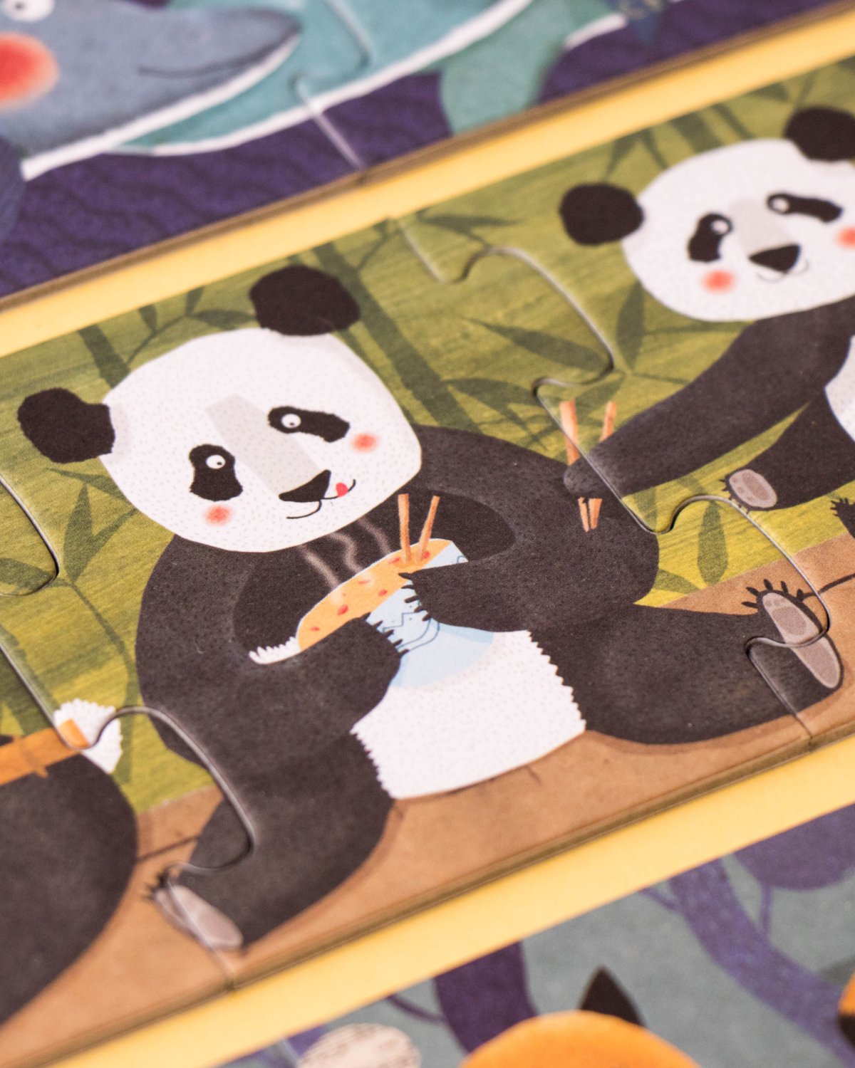 Puslespill og Tellelek – 10x Puslespill Barn 3år+ | 10 penguins puzzle NEW