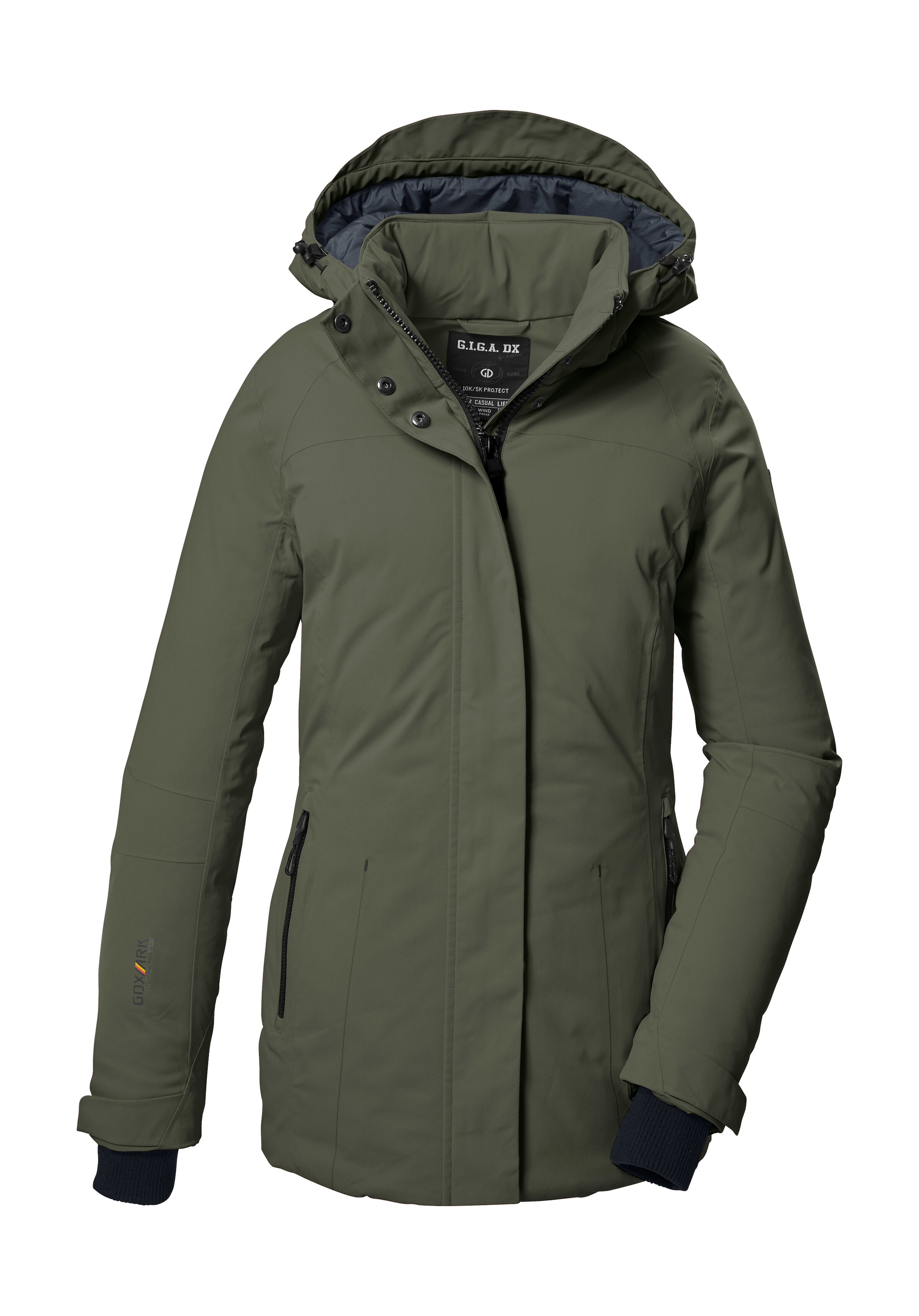 G.I.G.A. DX by killtec Funktionsjacke »GW 6 WMN JCKT« Damen Winterjacke: wasserdicht, atmungsaktiv, abnehmbare Kapuze