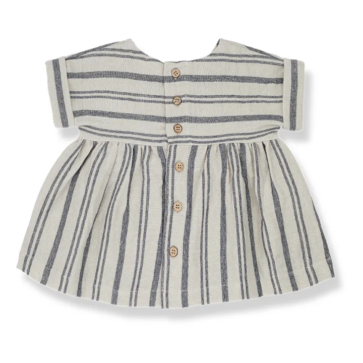 1+ in the family Robe Manches Courtes Rayée Josephine | Bleu
