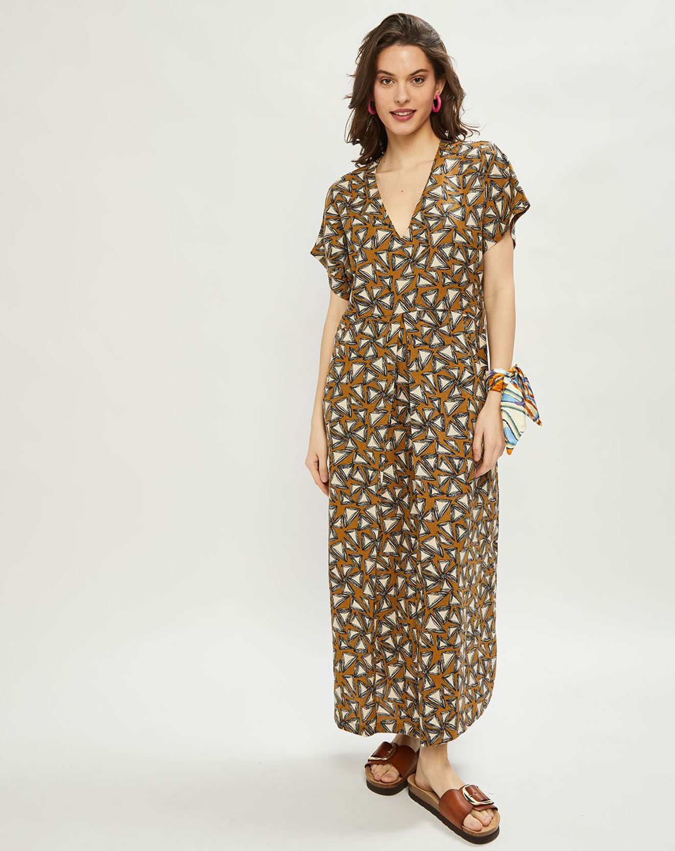 Harris Wilson Robe 100% Lin Claire bergamote