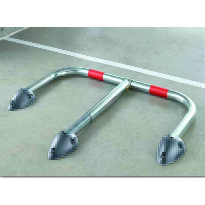 Barrière de parking 3 pieds rabattable design