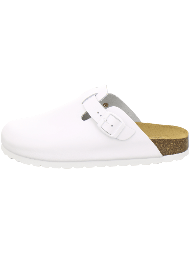Clogs Herren Leder weiß