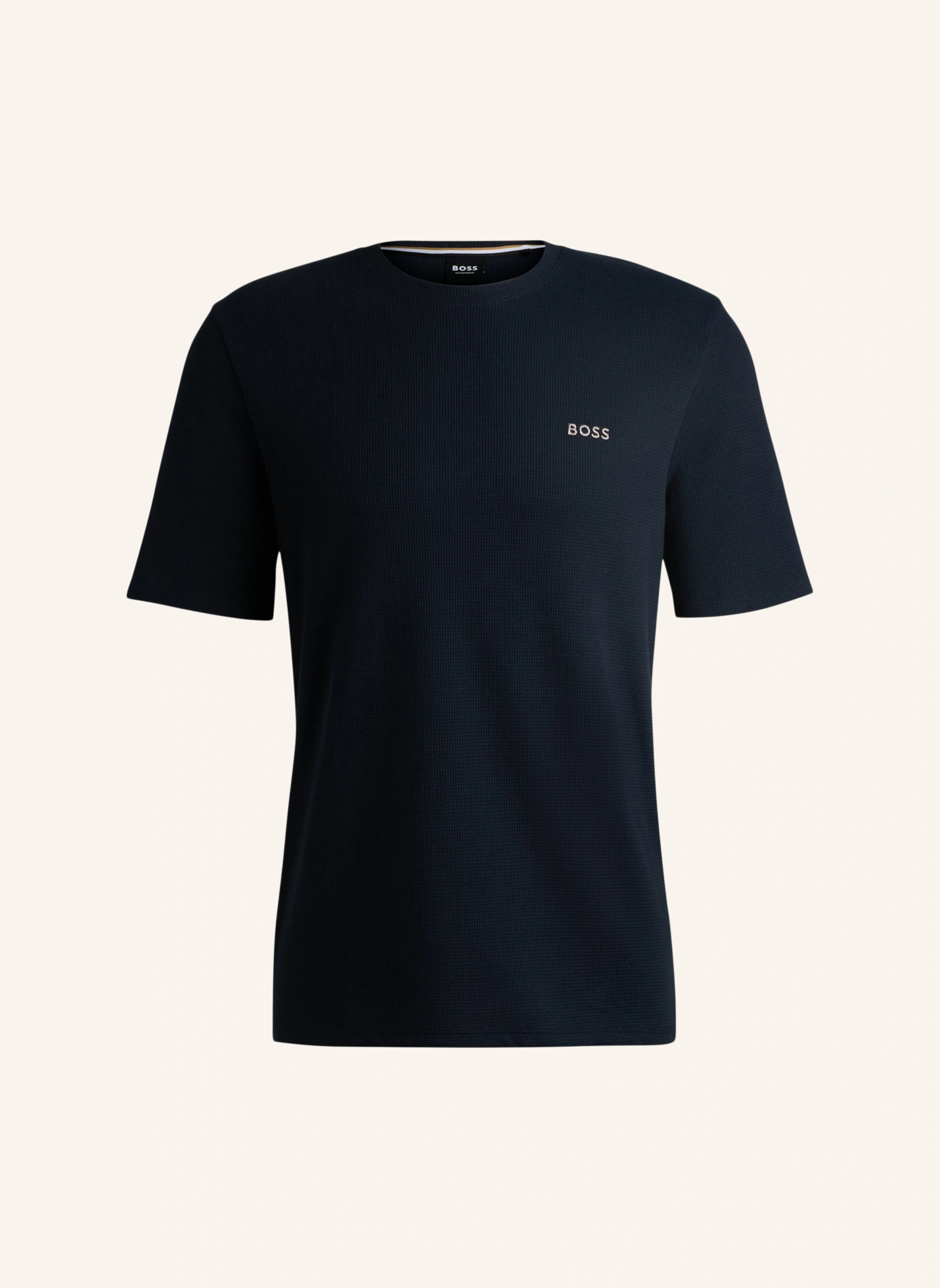 BOSS Pyjama-Oberteil WAFFLE T-SHIRT Regular Fit