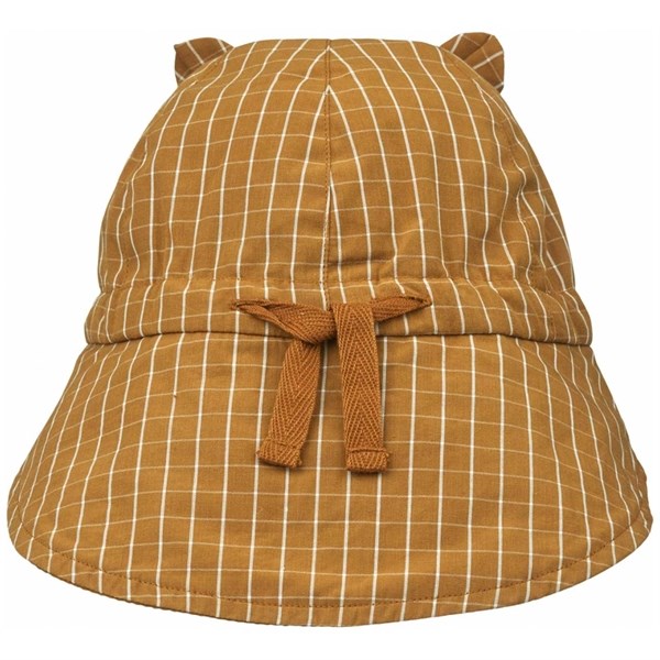 Gorm Solhat Stripe Mustard/White - LieWood → Luksusbaby.dk
