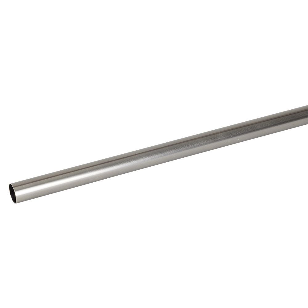 Tringle à rideau métal gris Ø2xL200cm
