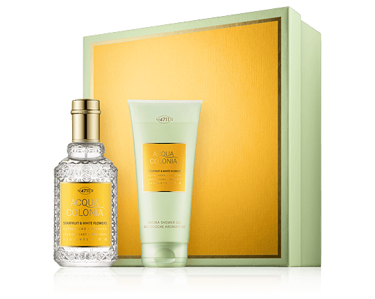 Acqua Colonia 4711 Starfruit & White Flowers Set mit Shower Gel 50ml-75ml