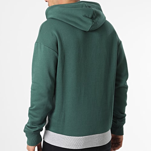 Sweat Capuche Copenhagen Blocking Vert Gris Chiné