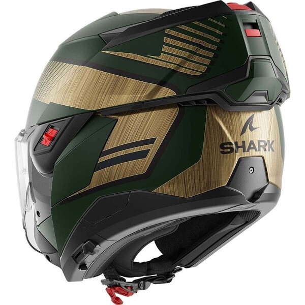 Shark - Casque Oxo Sikter Or / Kaki / Noir / Mat