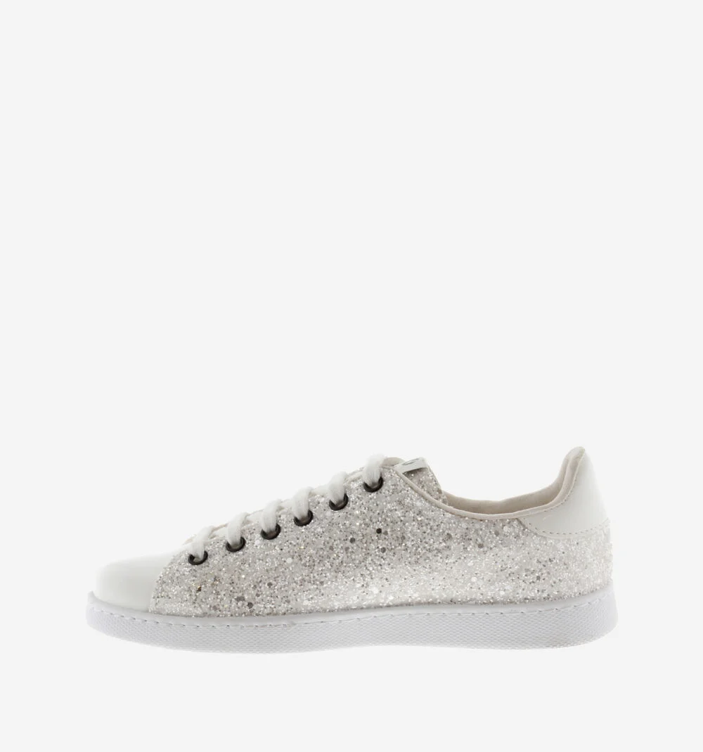 TENIS VICTORIA GLITTER Baskets glitter pour femme BLANCO