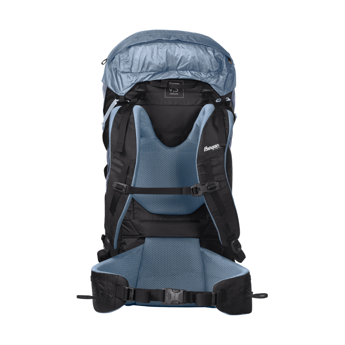 Bergans Helium V5 40 vandrerygsæk 40 L, dame (Husky Blue/Black) - Spejder Sport