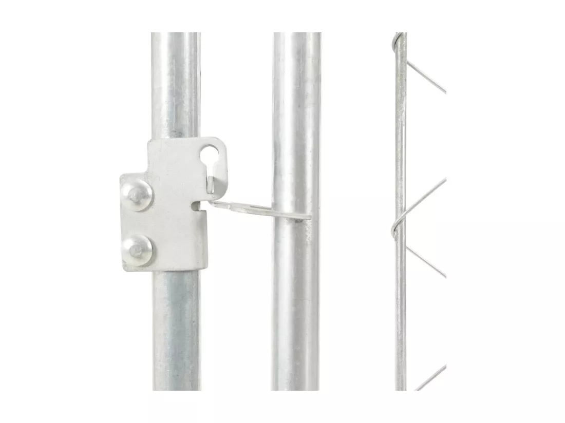 Chenil extérieur cage enclos 200 x 200 x 100 cm 02_0000452