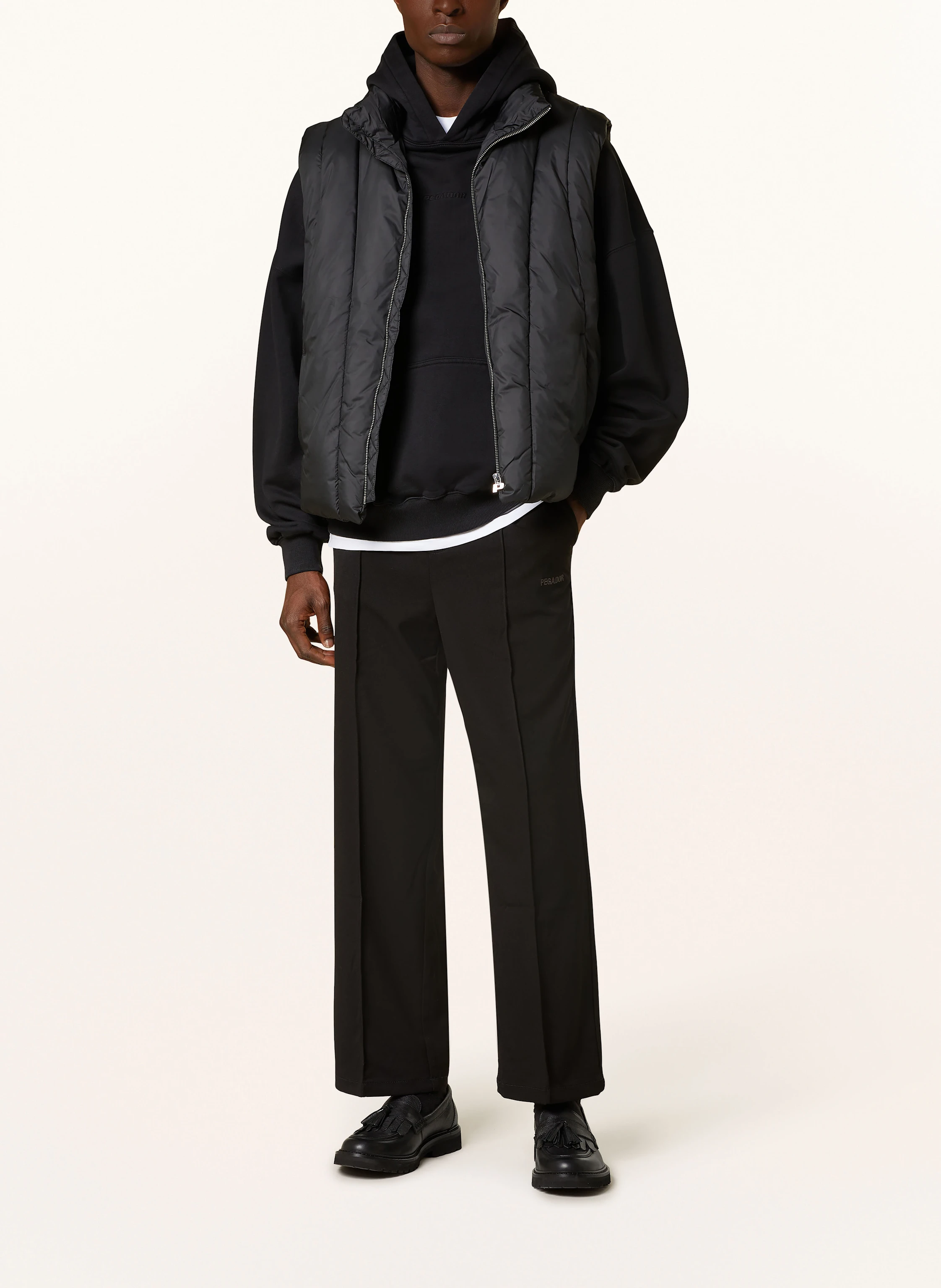 PEGADOR Hose MOYE im Jogging-Stil Wide Fit