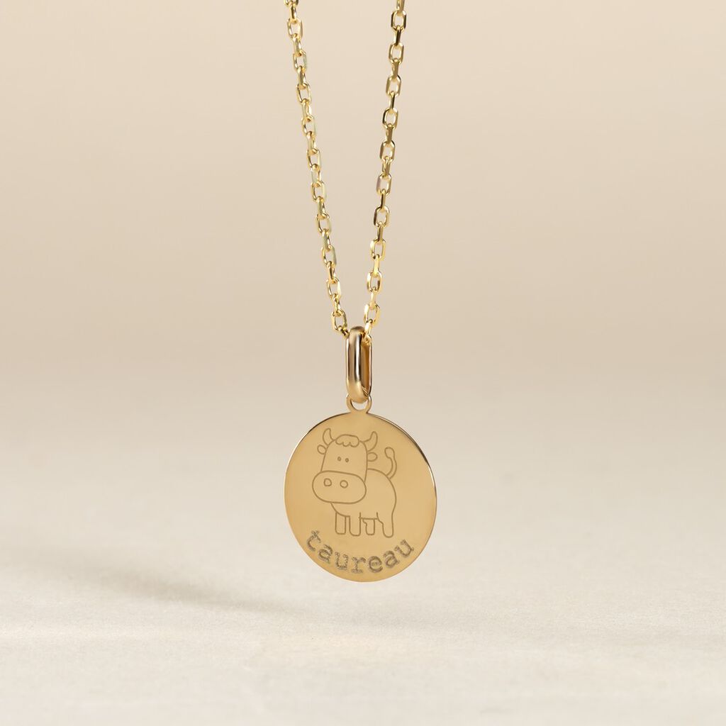 Pendentif Jannila Zodiaque Or Jaune