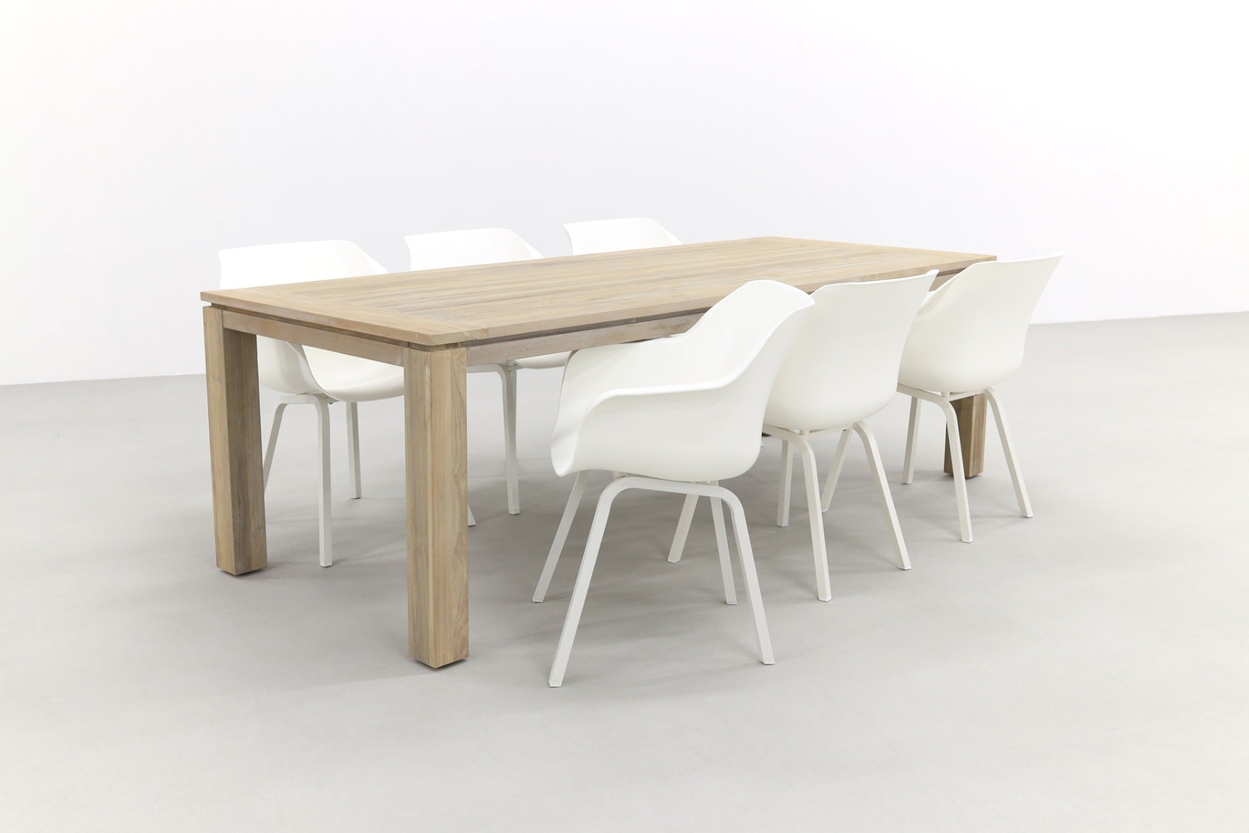 Hartman Sophie Element Wit|Rome grey 240 cm. tuinset - 7-delig