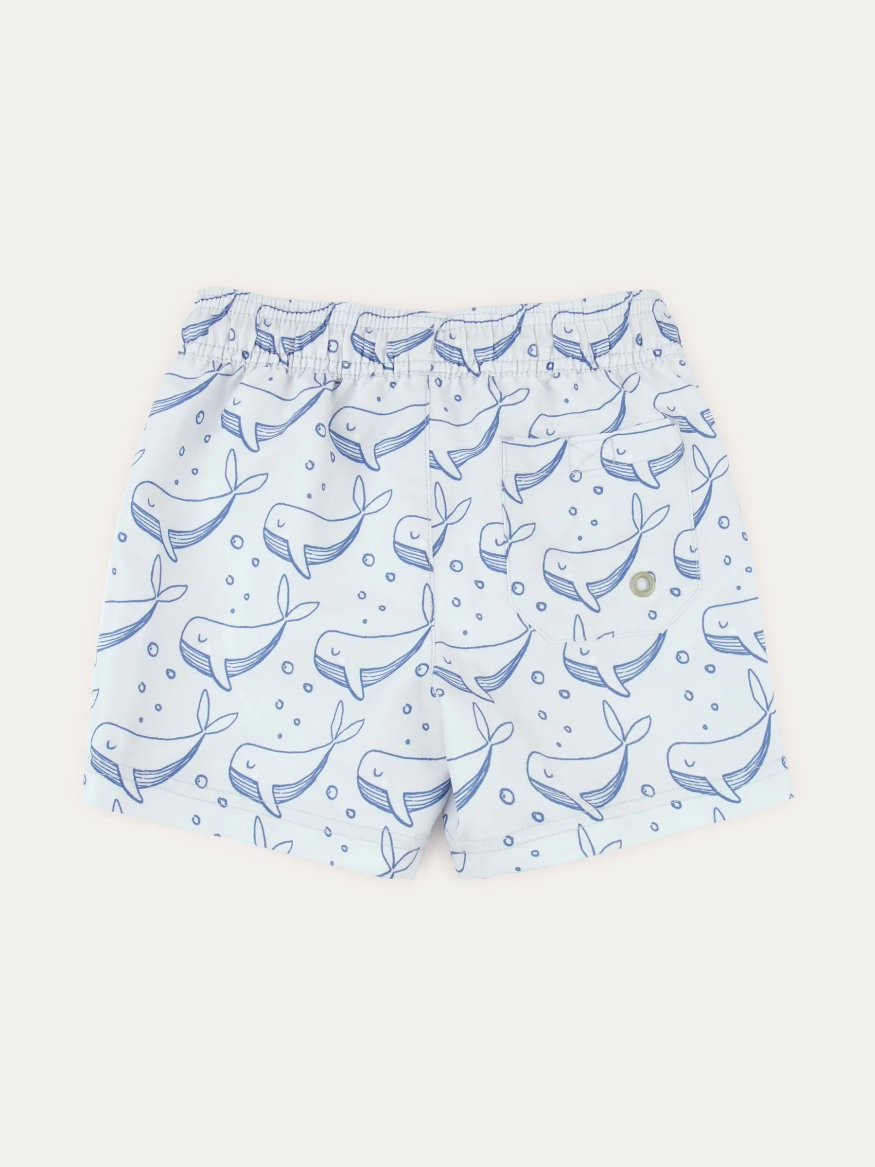 KIDLY BY MORI Blue Swim Shorts