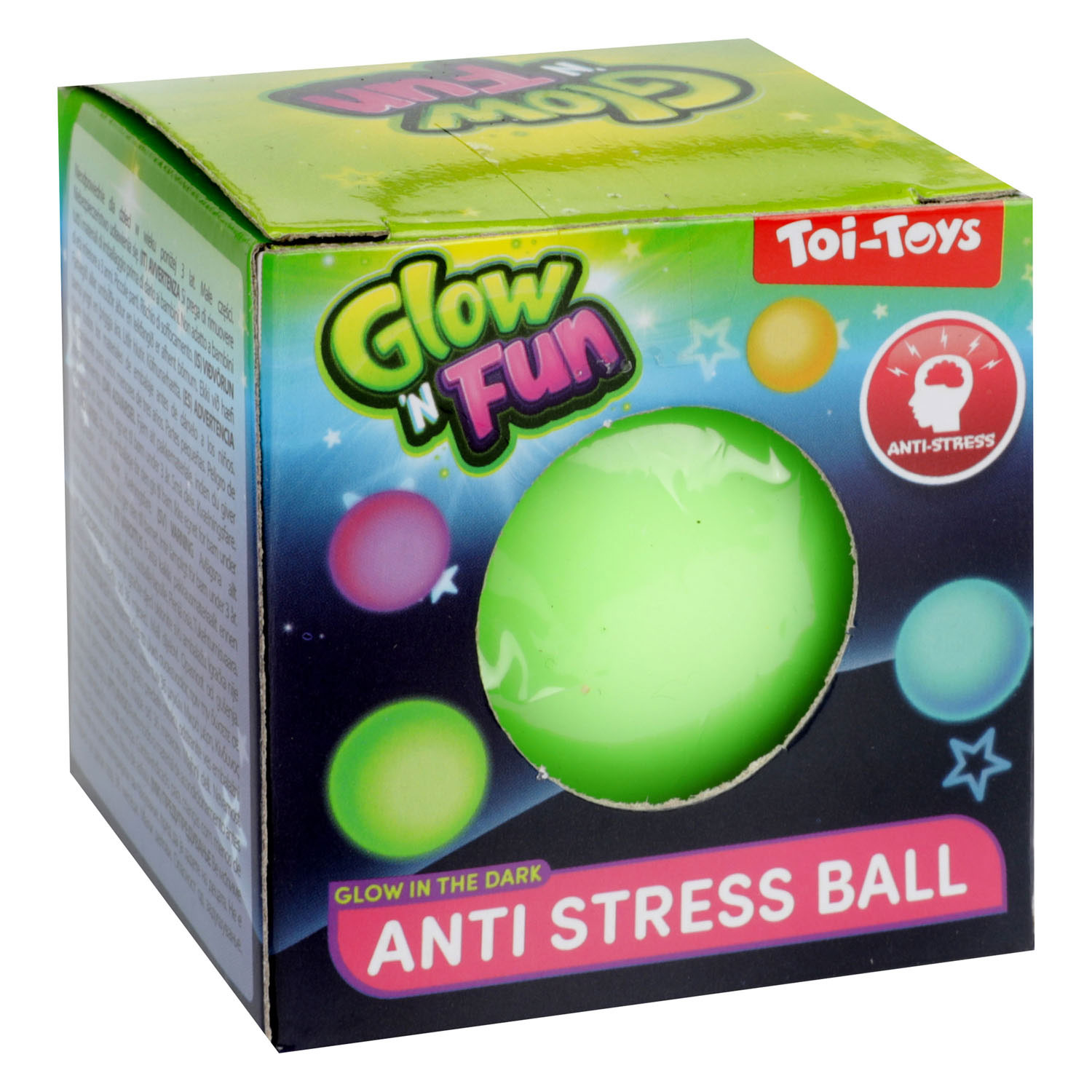 Glow N Fun Anti Stressbal Glow in the Dark