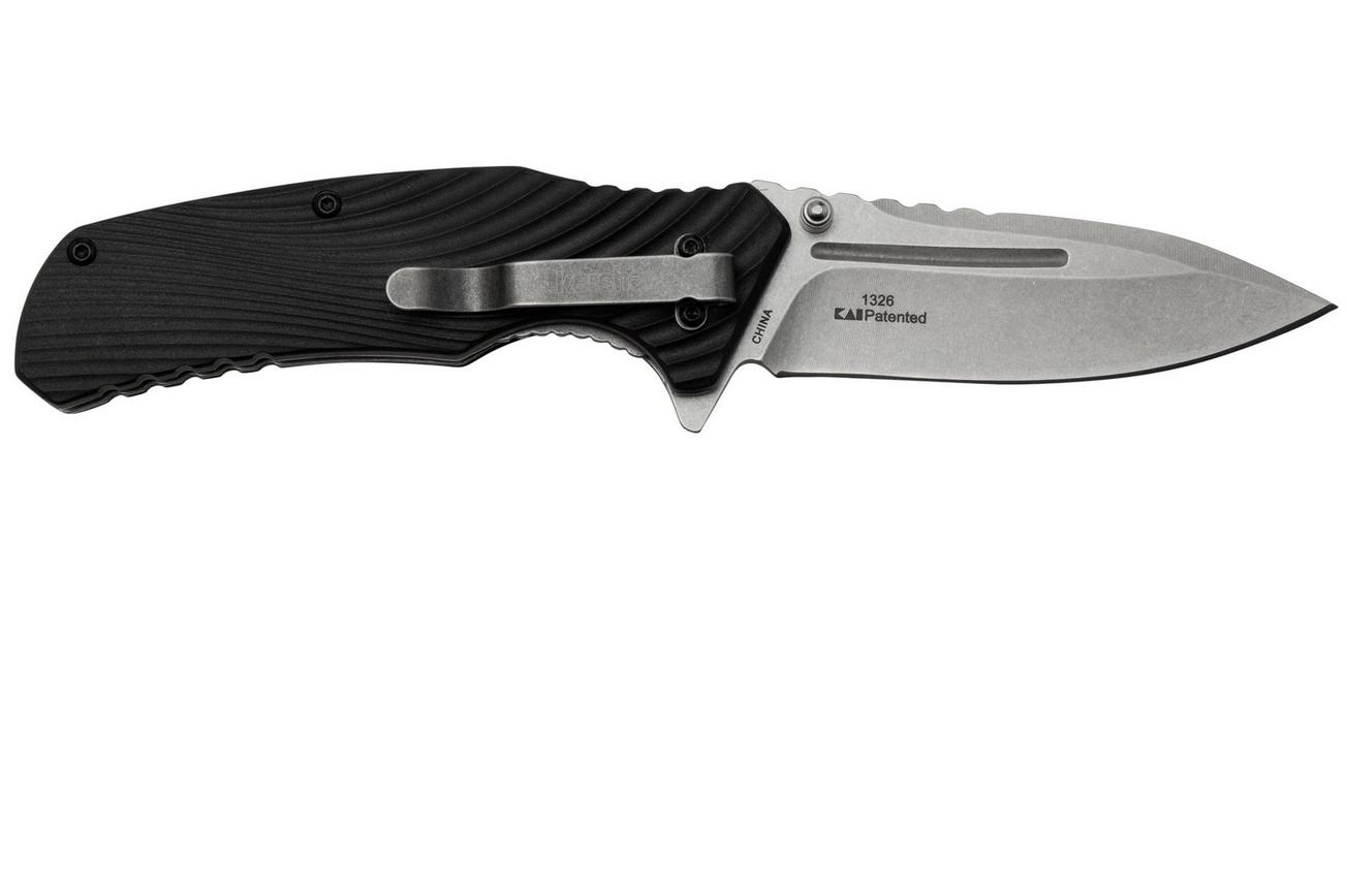Kershaw Huddle 1326 Assisted Flipper Black FRN zakmes