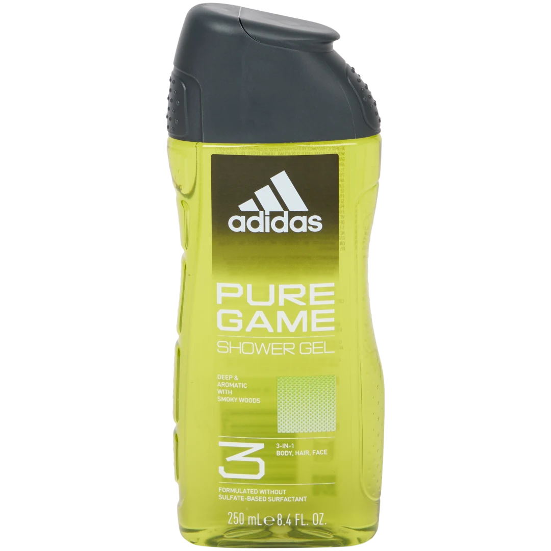 Gel douche 3-en-1 Adidas Pure Game