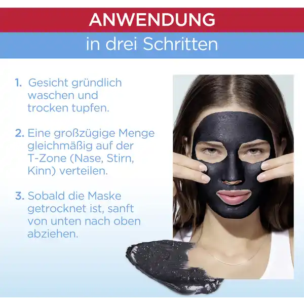 Hautklar Kohle Anti-Mitesser Peel-Off Maske