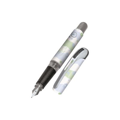 ONLINE College - Stylo plume - life is beautiful - bleu - 0.5 mm - pointe moyenne