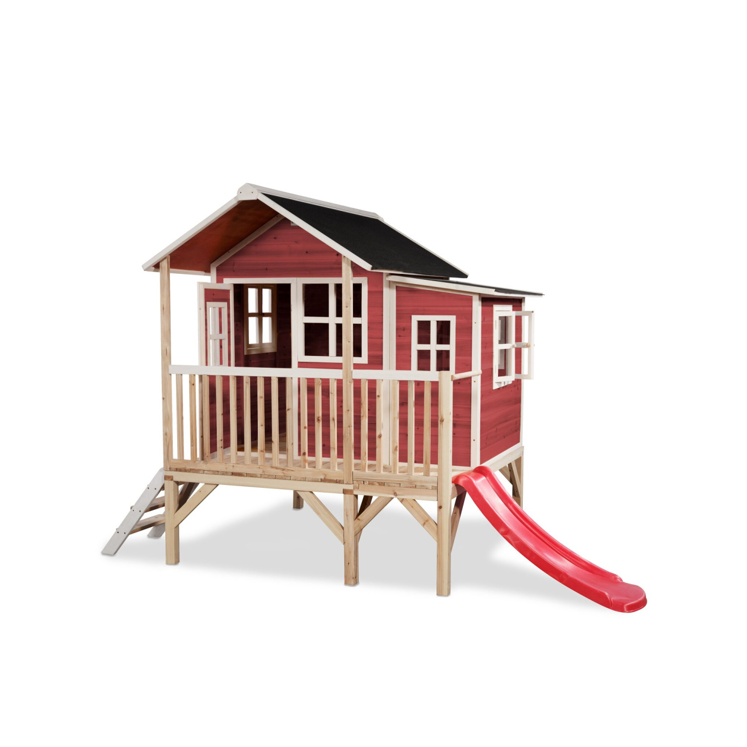 EXIT Loft 350 houten speelhuis - rood