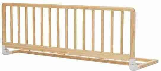 Safety 1st - Wooden Bed Rail - Bedhekje - Natural Wood - 110 cm - Verstelbaar