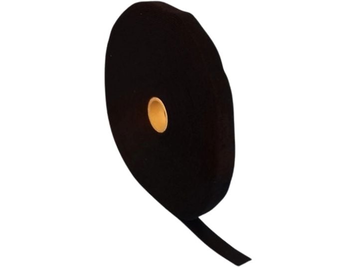 FASTECH Klettband-Rolle ETN Fast-Strap Schwarz 15 mm x 5 m Klett-Kabelbinder, 15 mm x 5 m, Schwarz
