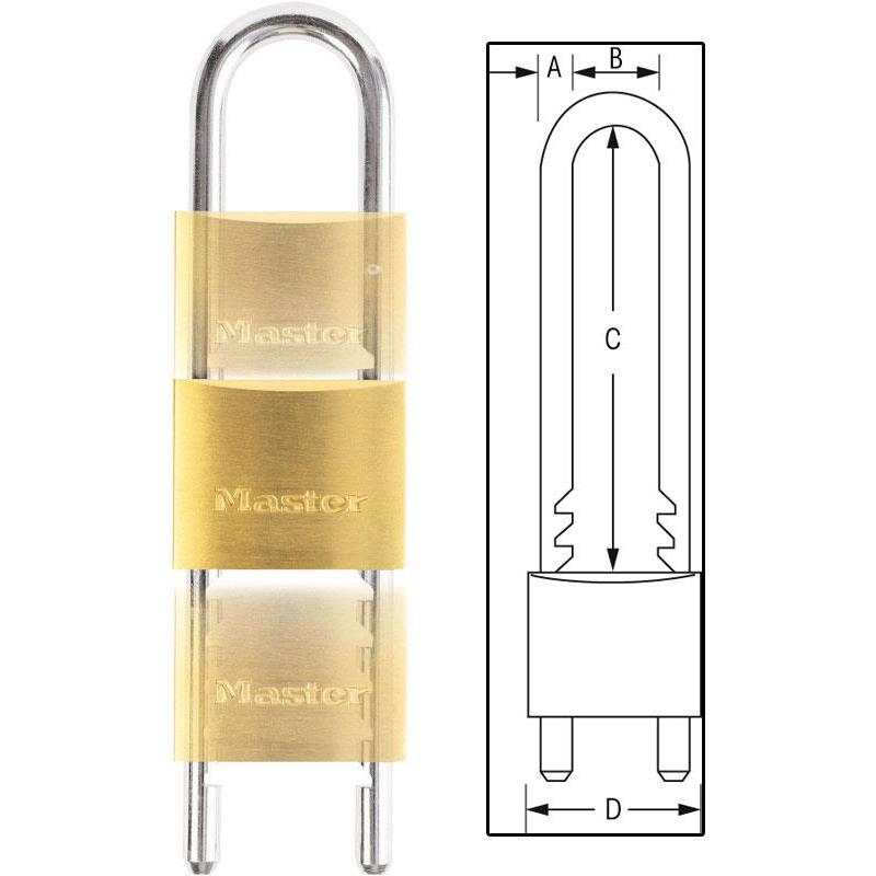Cadenas Master Lock Anse Amovible Et Reglable
