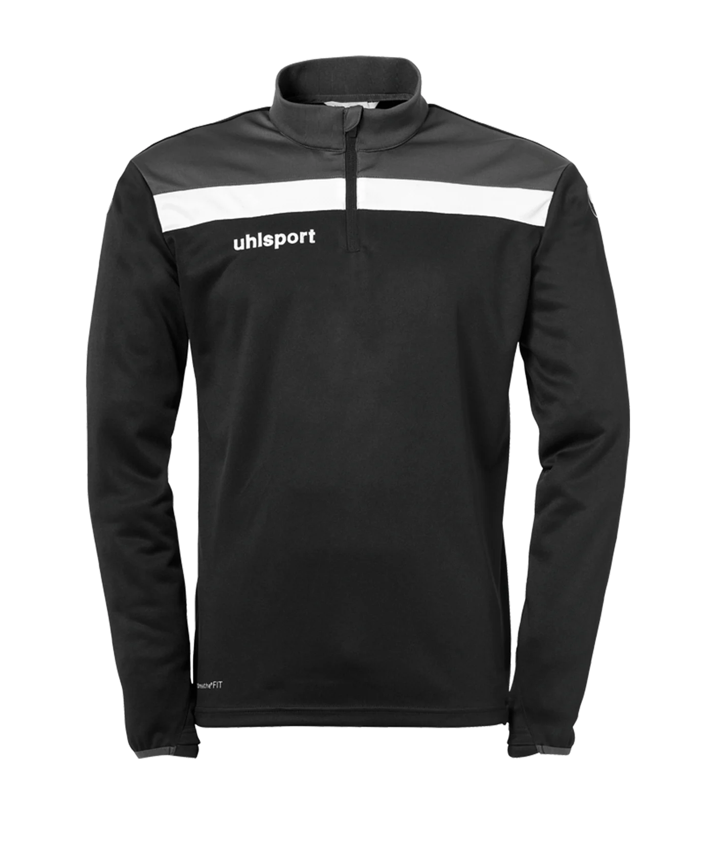 uhlsport Offense 23 Ziptop Schwarz Grau F01